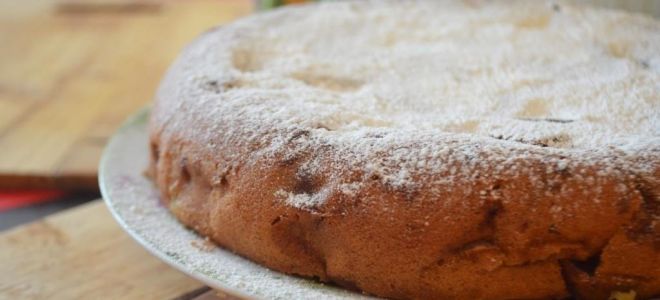 Яблочный пирог в мультиварке