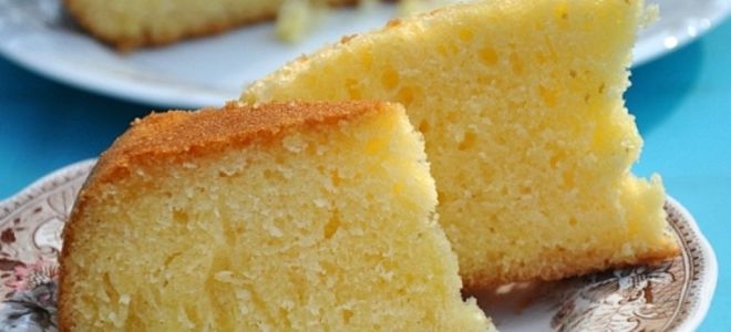 Лимонный кекс в мультиварке