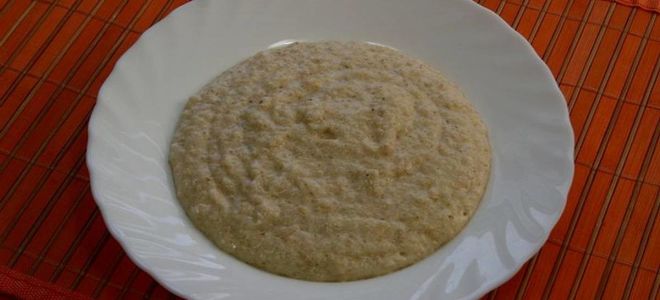 Ячневая каша на молоке в мультиварке